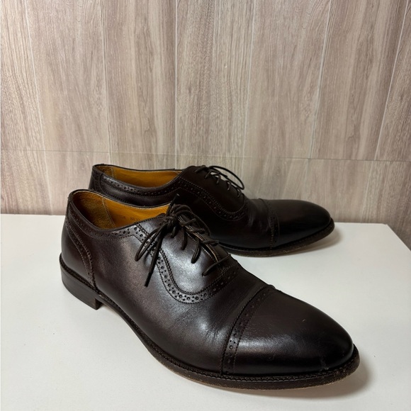 Beckett Simonon Elegant Dark Brown Men\'s Oxford Shoes Handcrafted Leather main image 8